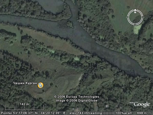 Google Earth Брянск: Чашин Курган