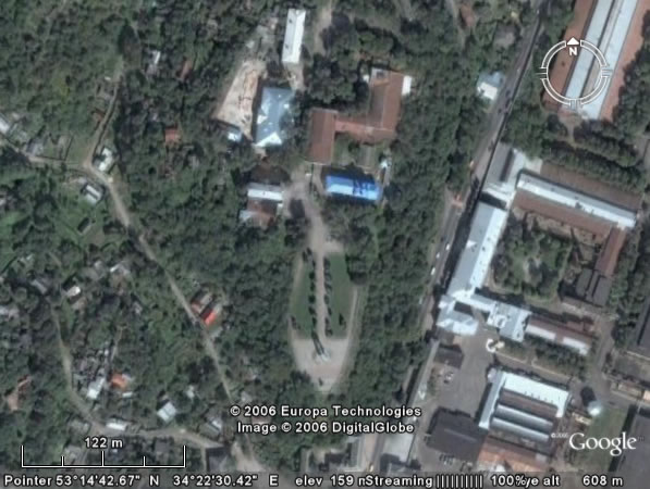 Google Earth Брянск: Покровская гора