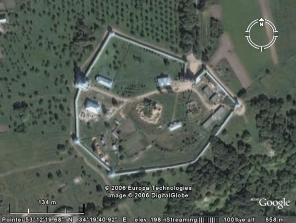 Google Earth Брянск: Свенский монастырь